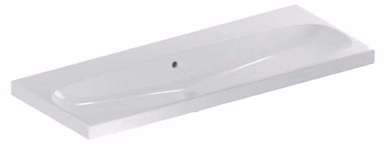 Geberit Acanto lavabo, sans trou pour robinetterie, avec trop-plein, 1200x480mm, 501.880.00.4, 501.880.00.4