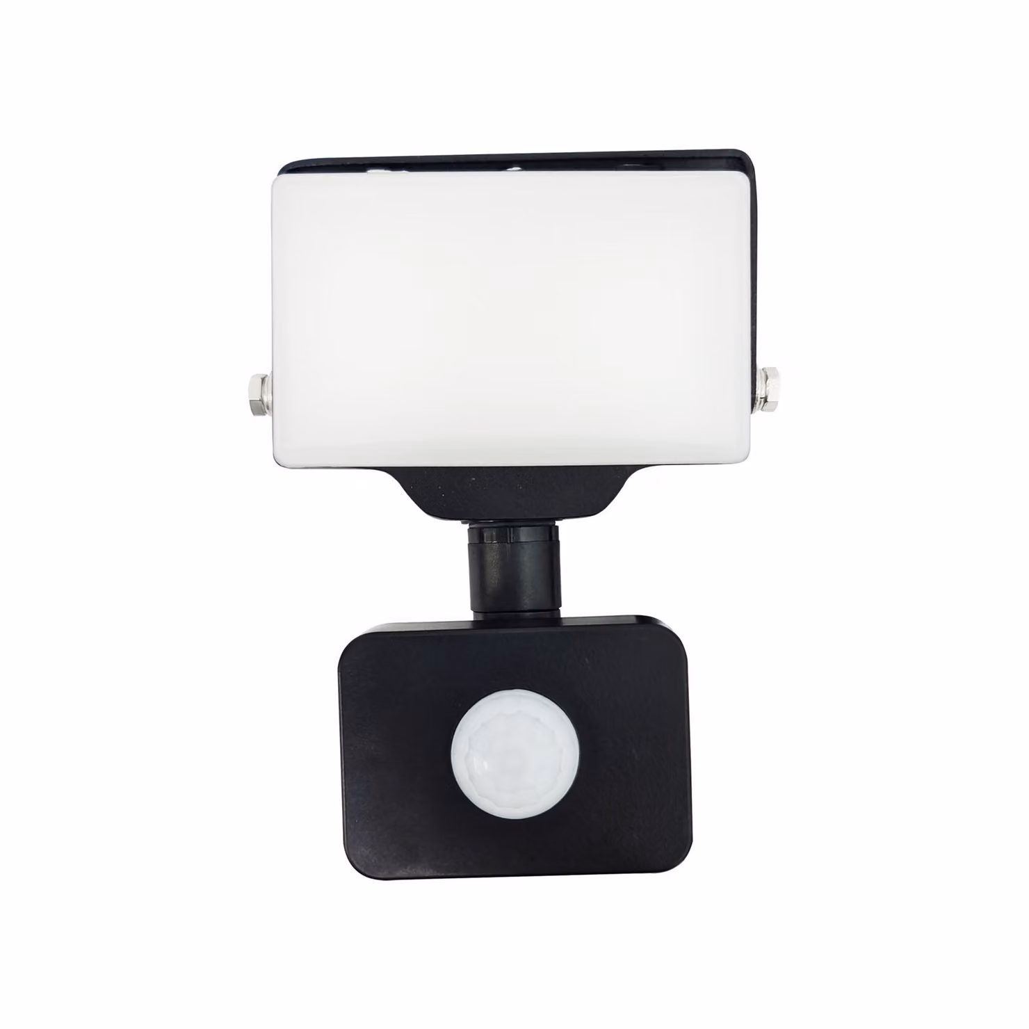 Proiettore LED, Orno, 10W con PIR, 800lm, IP44, 4000K, bianco/nero