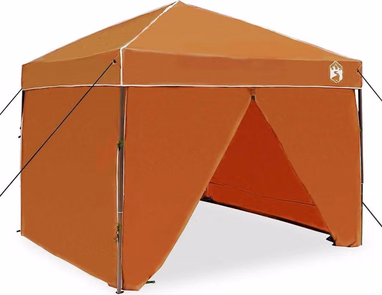 Tenda Gazebo Arancione 243 x 243 x 251 cm Tessuto