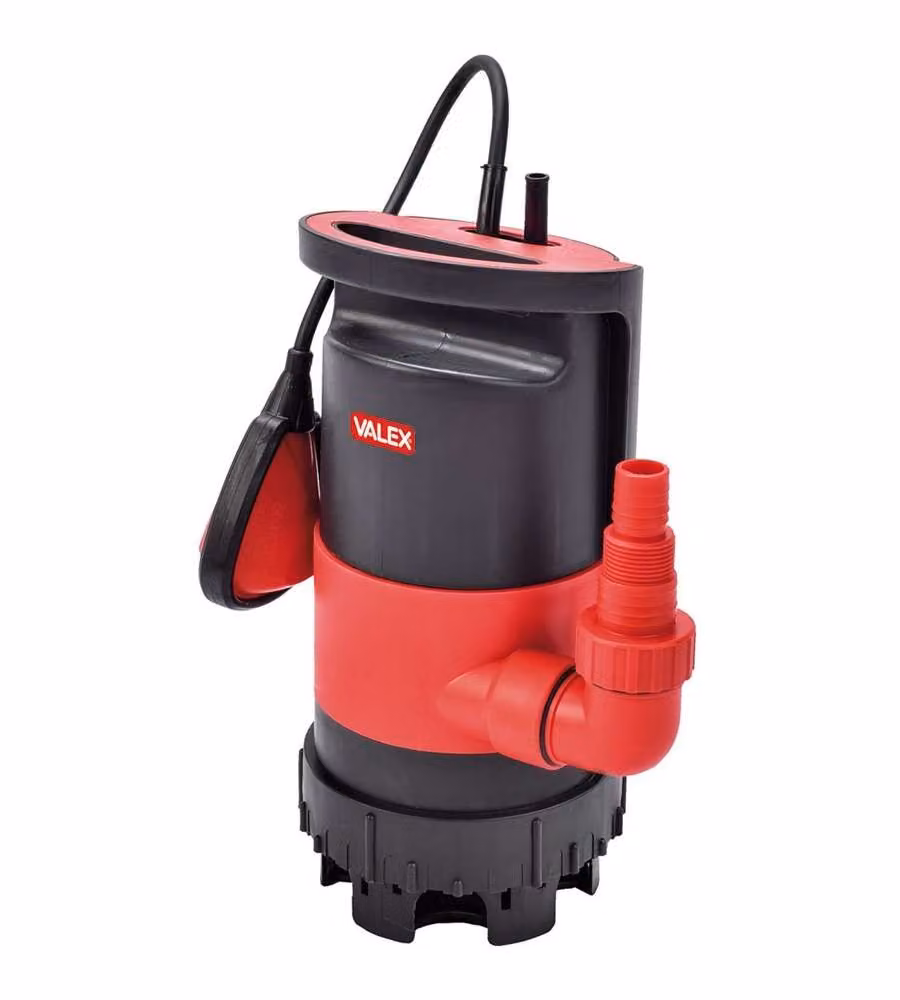 Valex Elettropompa acque torbide 550W rossa nera 10.500 l/h 32 cm