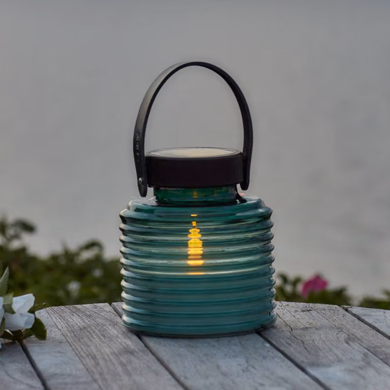 Sirius Lampada solare Aston Jar, Verde, Vetro, Lampada solare