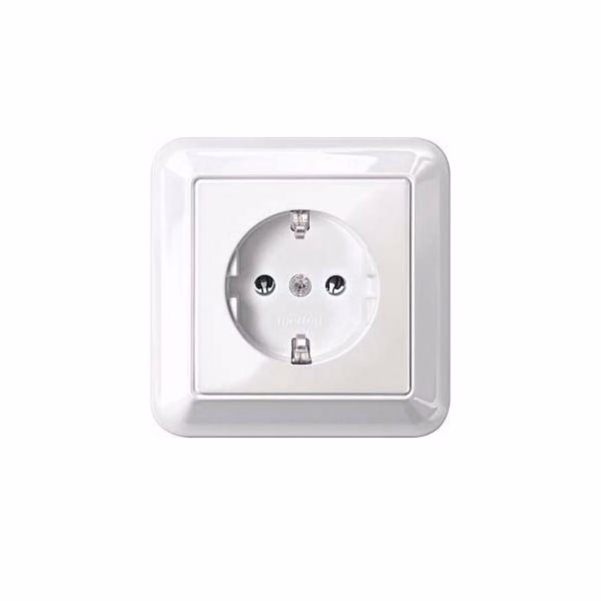 MERTEN SCHUKO-Steckdose 16A MEG2301-1219 Polar-ws m.Abdeckplatte MEG2 MEG2301-1219 (MEG2301-1219)