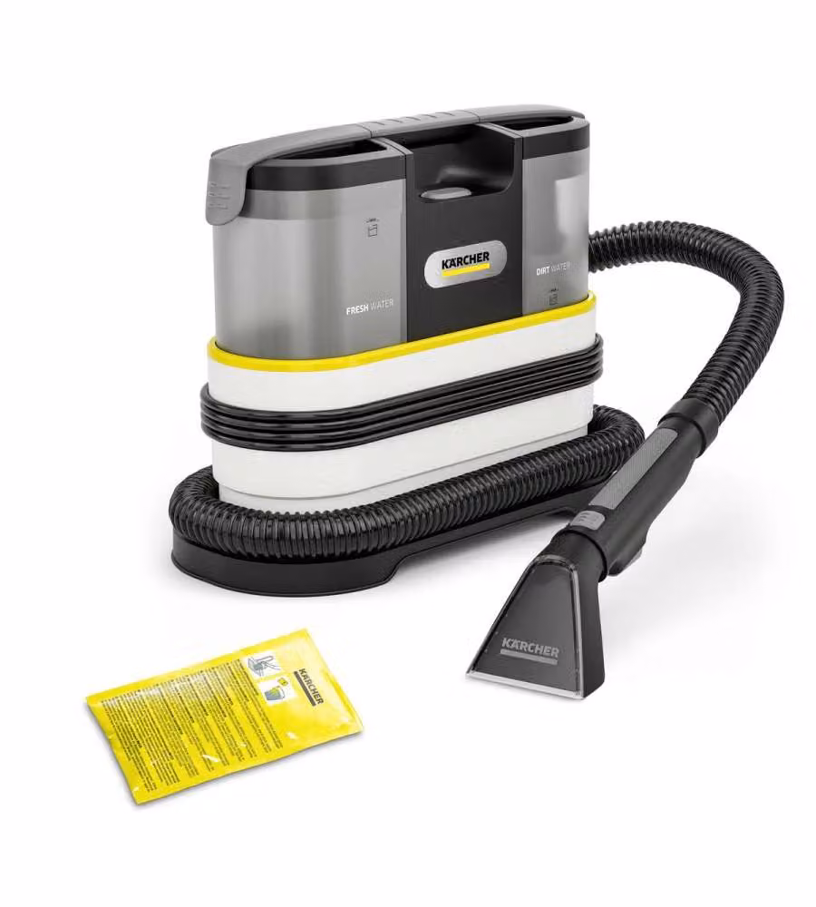 Kärcher SE 2 Aspirapolvere Lavatessuti Portatile 450 W con Serbatoio da 1,5 L Colore Bianco e Grigio – 2