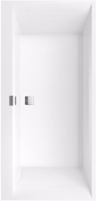 VB Squaro Edge 12 vasca 1900x900x475mm Duo Rettangolo Bianco Alpino