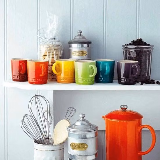 Set di 6 tazze per caffè espresso Le Creuset in ceramica multicolore, 100 ml