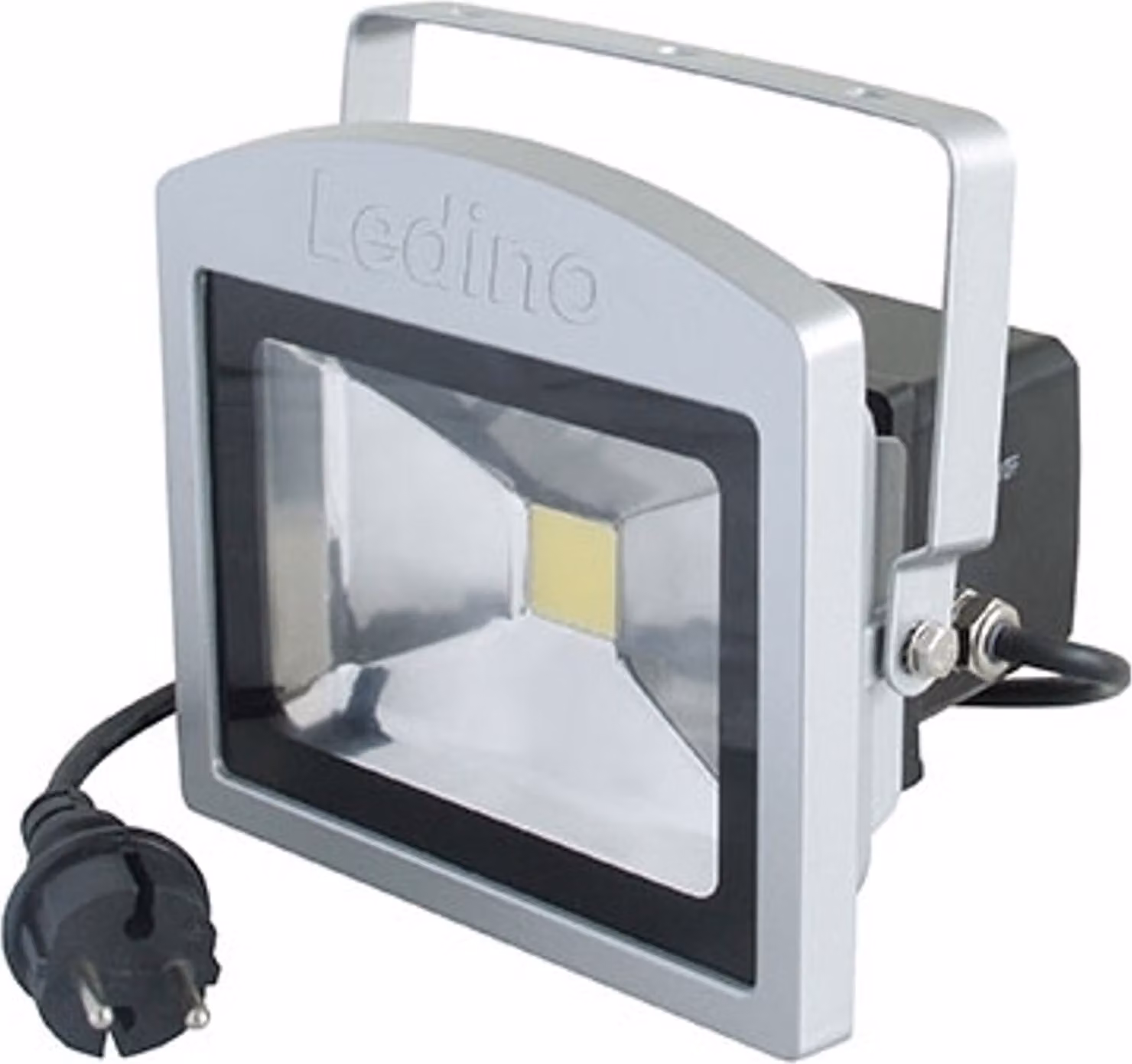 Faretto antipanico a LED, alluminio, argento, IP65, L 18 cm
