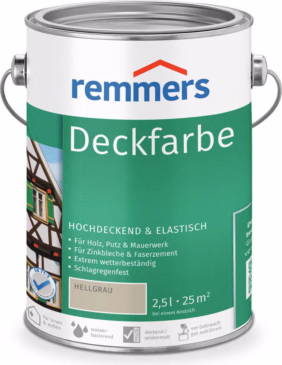 Remmers Vernice opaca Grigio chiaro Secchio da 2,5 L