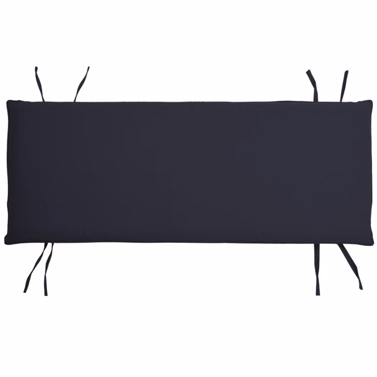 Cuscino per panchina da giardino, dimensioni 40 x 90 x 5 cm, per la panchina Ferrara TB-1062 - Colore: nero