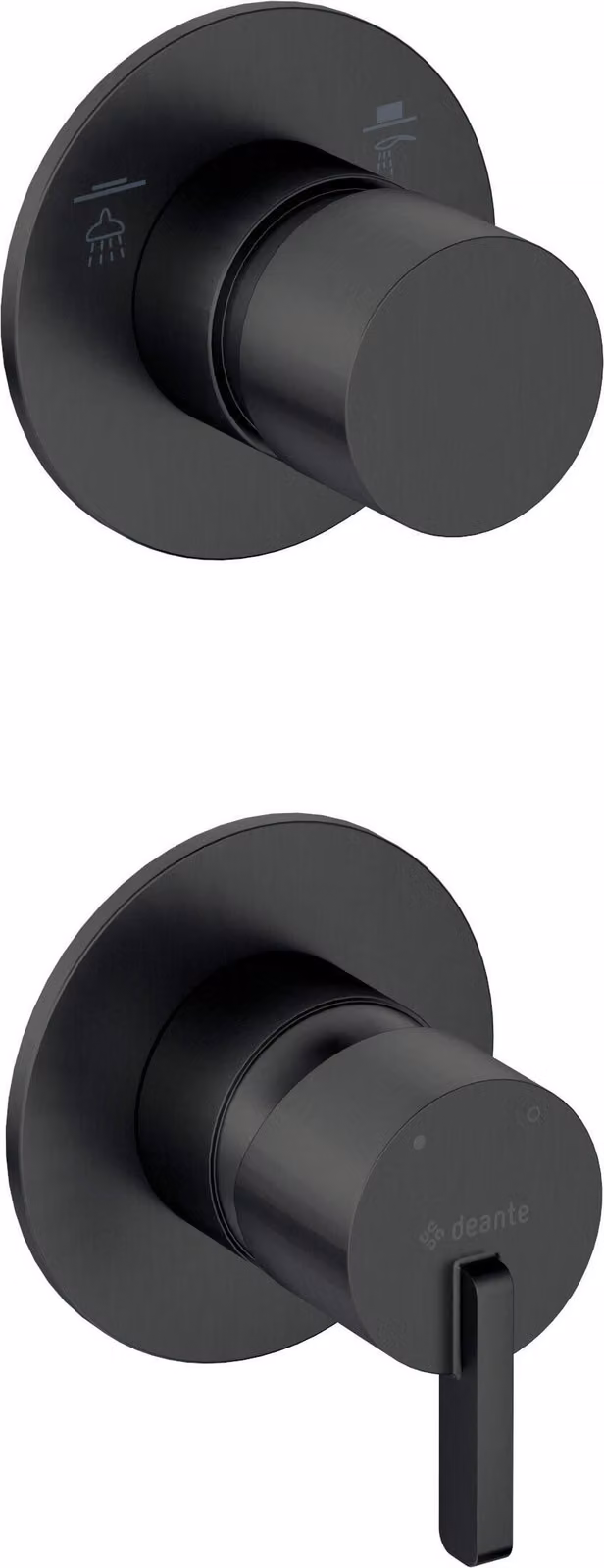 Concealed shower mixer with shower switch