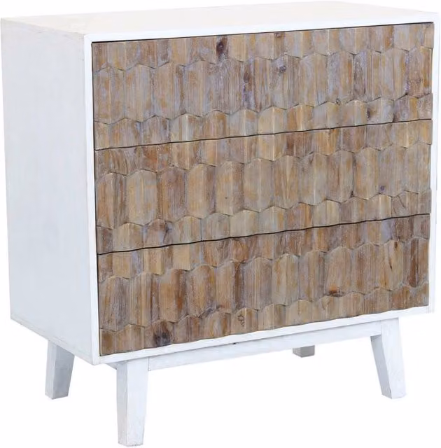 Cassettiera per soggiorno moderna in Legno cm 88x45x89 - FLETCHER