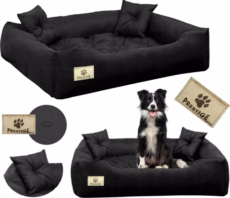 Letto per cani PRESTIGE 55x45 cm impermeabile nero
