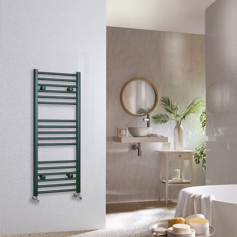 Scaldasalviette Diritto Verde - 1200mm x 500mm