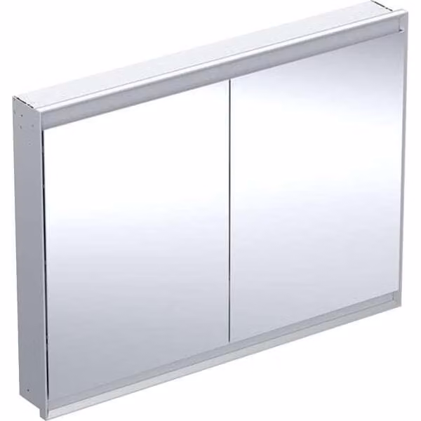 Geberit ONE armoire de toilette avec ComfortLight, 2 portes, montage encastré, 120x90x15cm, 505.805.00.1, 505.805.00.1