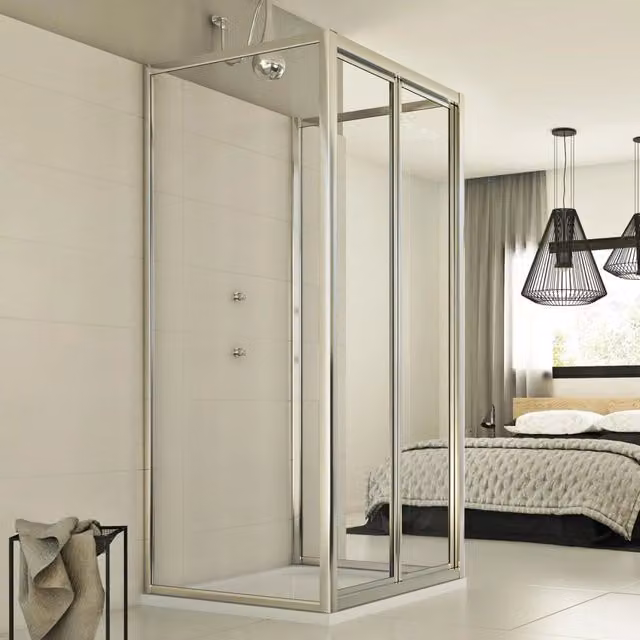 Box Doccia 3 lati 75x75x75 CM H198 trasparente mod. Urban Trio P