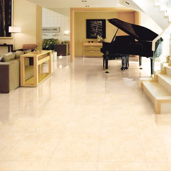 Marmor Edler Boden Crema Marfil Spanien Naturstein Marmorboden 60x60cm 30m2