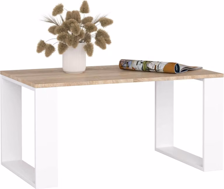 Akord Tavolino Da Salotto Nox Rovere Sonoma/Bianco 92X53X45 Cm