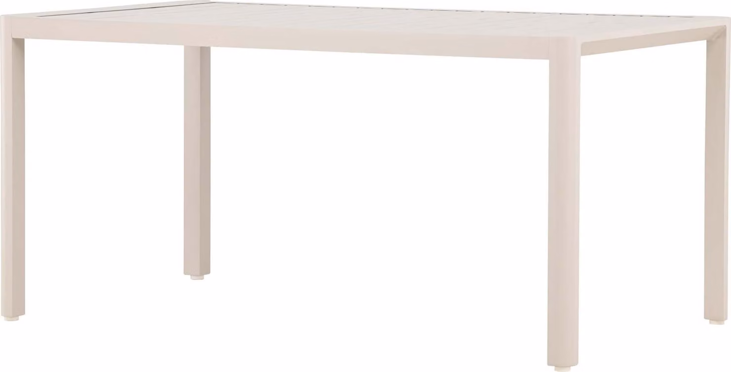 FURNLUX Tavolo da pranzo per esterni Giardini Beige 85cm / Colore principale: Beige / Dimensioni: 85 x 150 x 72 cm
