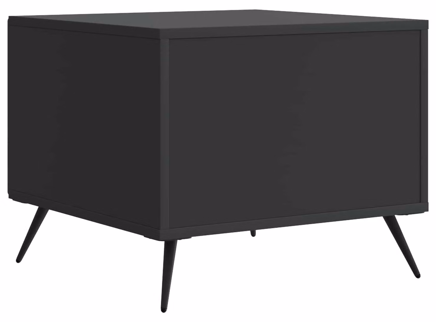 Tavolino da salotto Nero 49 x 50 x 40 cm Legno ingegnerizzato