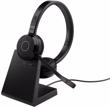 Auricolare Jabra Evolve 65 On-Ear Bluetooth e USB Nero – 1