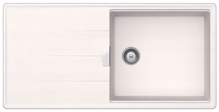 Lavello Schock Tia D-100L A Polaris con set di vasche funzionali e supporto multifunzionale