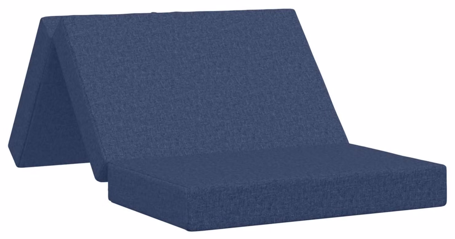 Divano Letto Pieghevole 100 x 67 x 45 cm Blu