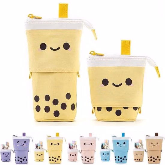 Portapenne per bambini, 2 in 1, telescopico, per bambine