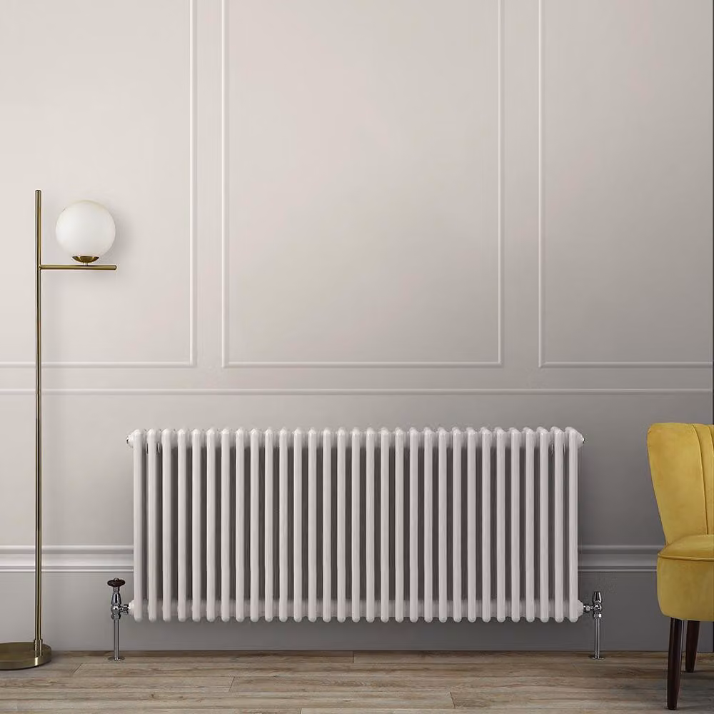 Radiatore Orizzontale a Colonne (3 Colonne) 500mm x 1415mm - Bianco (Pearl Bianco) - Regent
