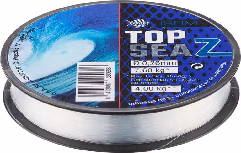 Rotolo di filamento di nylon trasparente da 150 m, ø 0,20 mm