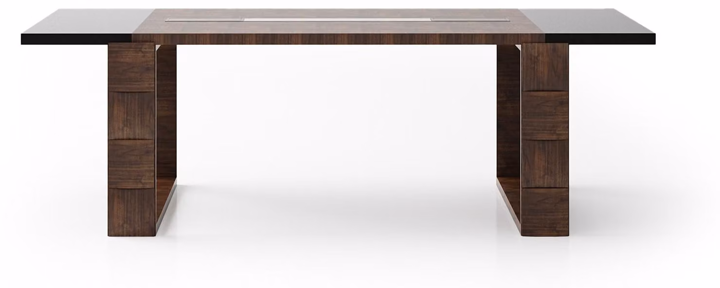 Konferenztisch aus Holz in Braun modern eleganter Design