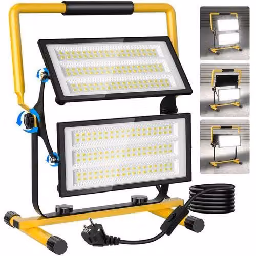 Lampada da lavoro a LED da 200 W - 22000 lumen, luce intensa - 6500 K, bianco freddo