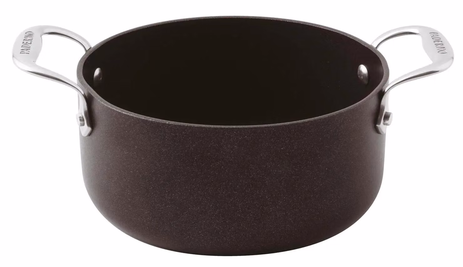 Casseruola alta in alluminio antiaderente Serie 16410 con due maniglie, diam. 16cm