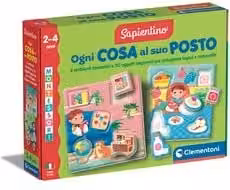Gioco educativo Montessori Ogni cosa al suo posto Clementoni multicolore per bambini dai 2 ai 4 anni