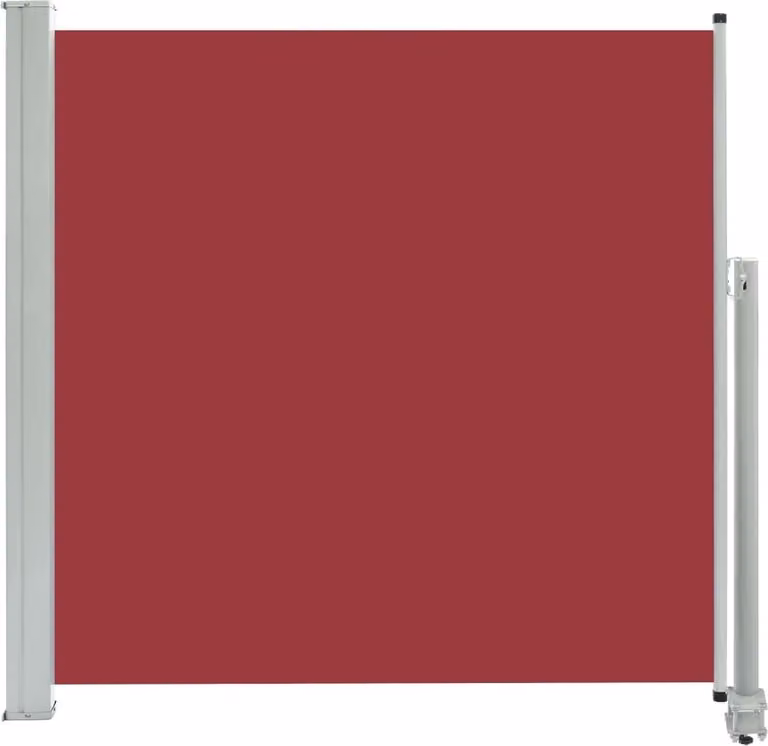 Tenda Laterale Retrattile per Patio 160x300 cm Rossa