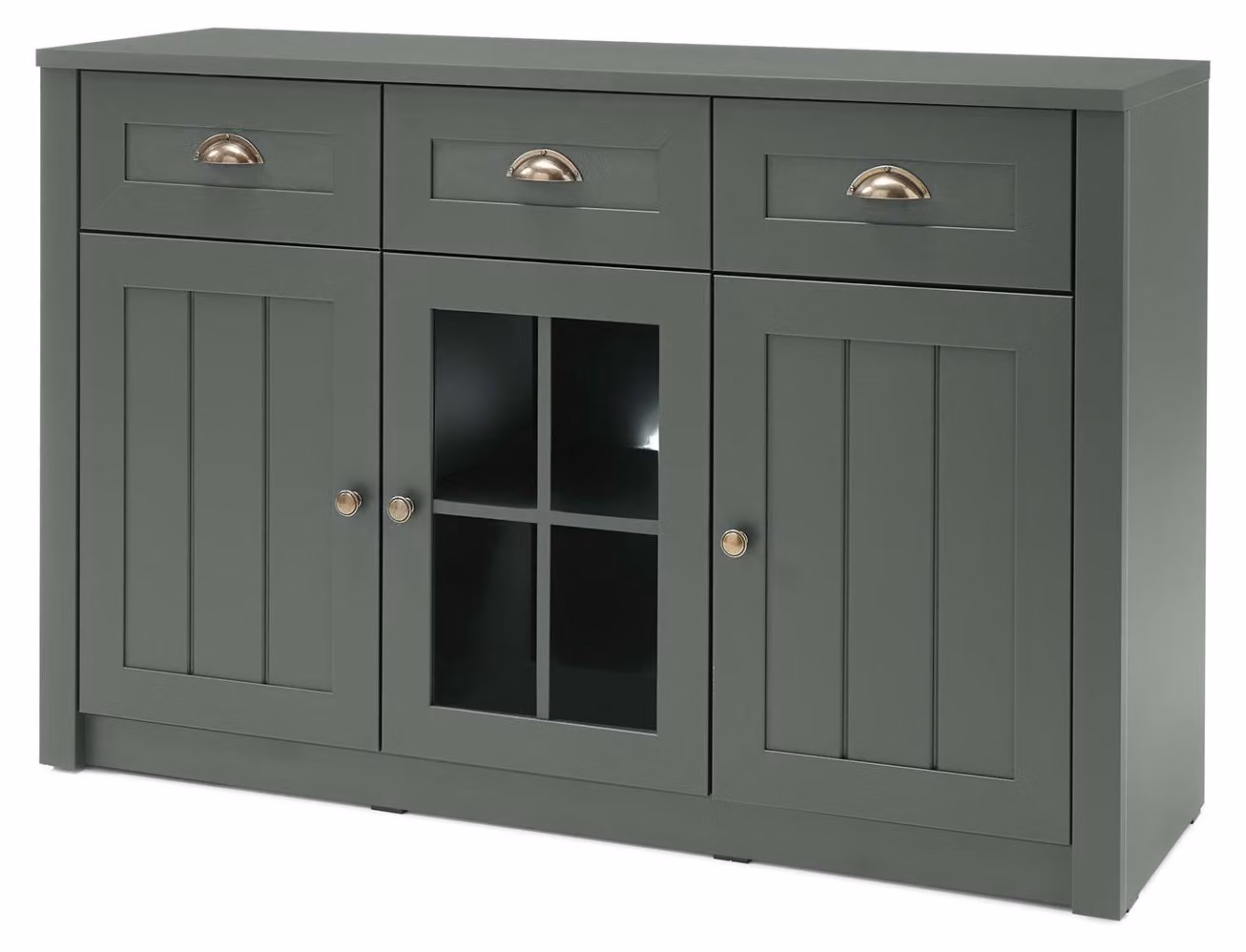 Ascot credenza credenza 130cm verde casa di campagna