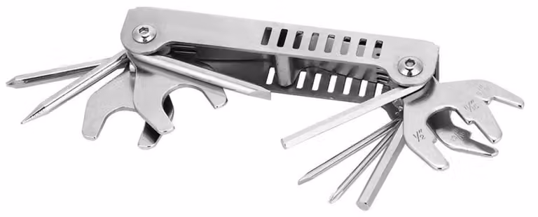 Kit di strumenti multifunzione 8-in-1 per la riparazione di biciclette