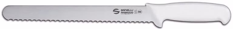 Coltello panettiere cm 24 bianco linea Supra di Sanelli Ambrogio
