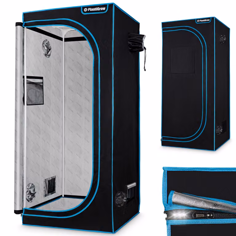 PlantiGrow - Growbox - Serra per interni, tenda per coltivazione - 60x60x180
