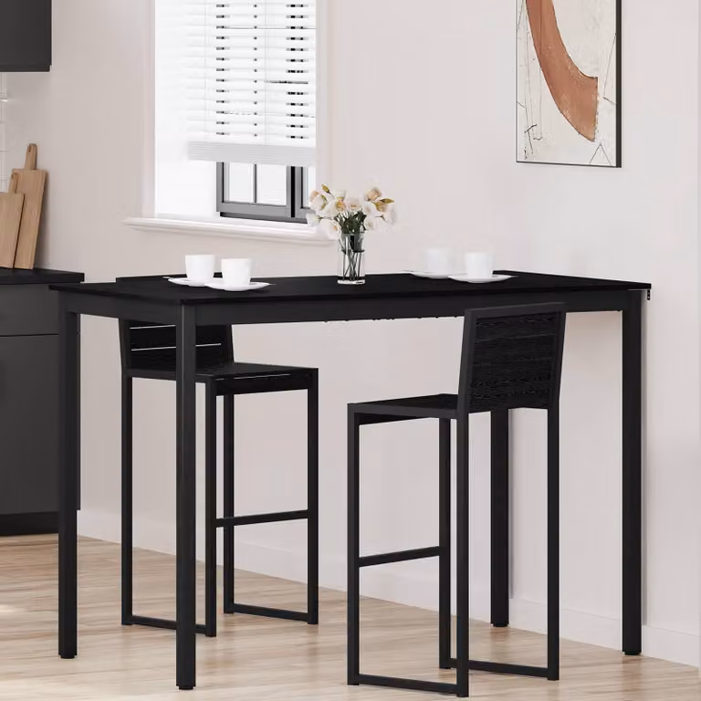 Maison Exclusive - Tavolino alto in materiale derivato dal legno, rettangolare