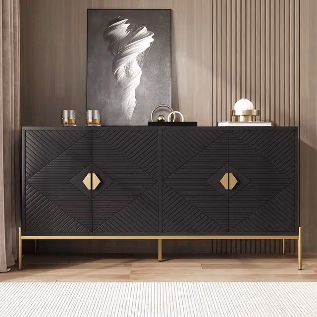 Cassettiera ¨C MINIMAL ¨C Legno, Bianco, 162x80x40 cm