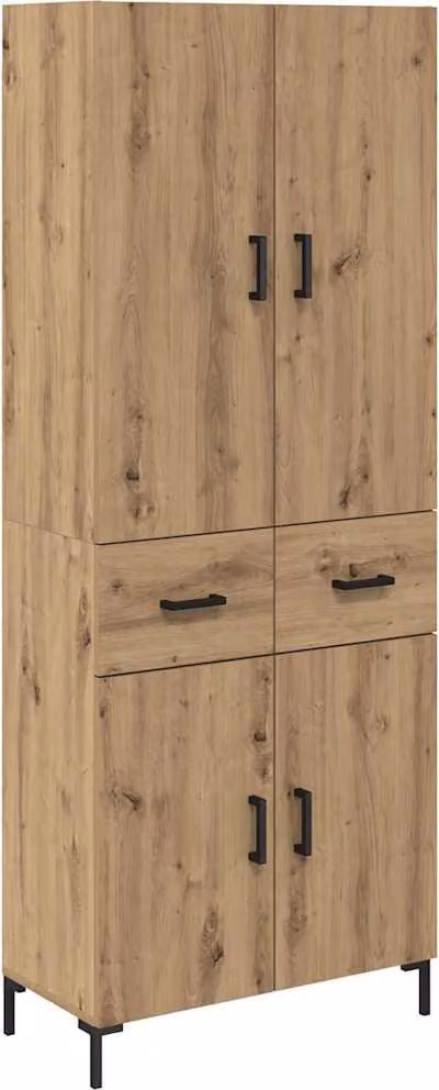 Credenza con cassetto Rovere artigianale 69,5 x 34 x 180 cm