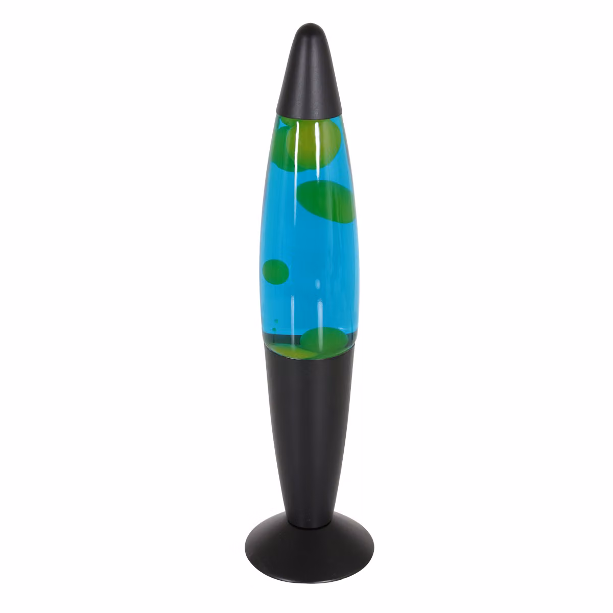 Lampada da tavolo - nero - Volcan - vetro metallo - Ø 9cm - E14 - 3116ZW - Mexlite