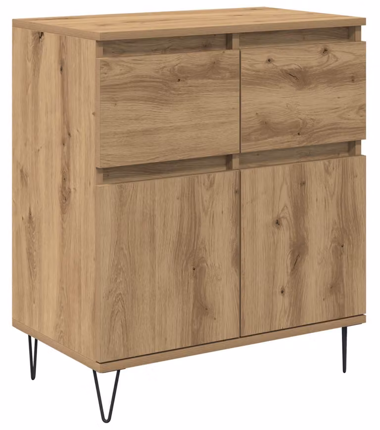 Credenza con cassetto Rovere artigianale 60 x 35 x 70 cm