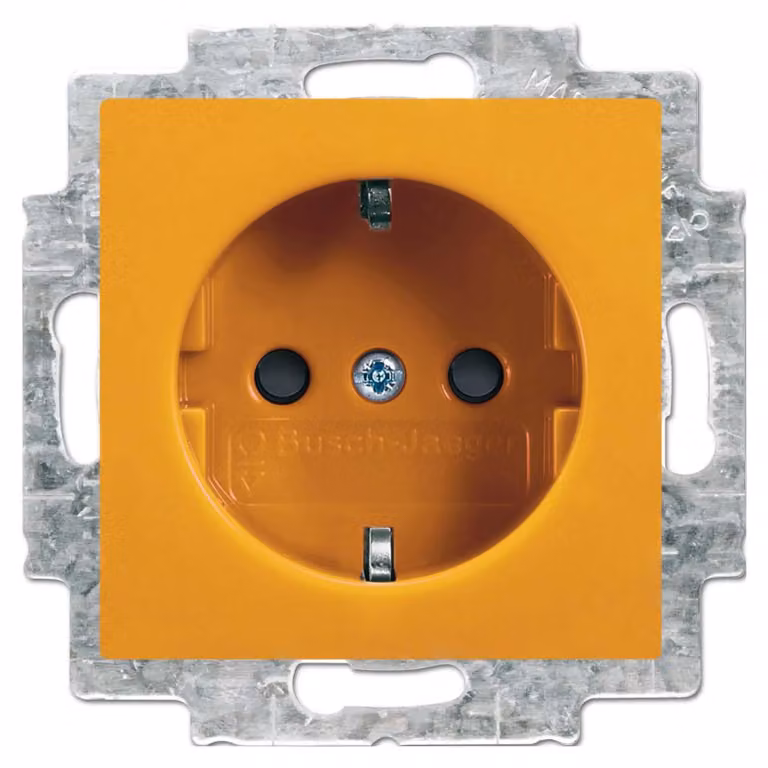 Busch-Jaeger SCHUKO presa inserto arancione 20 EUCB-14-914