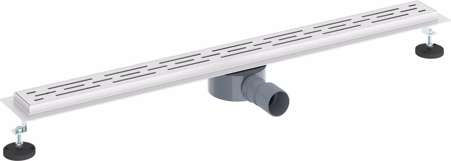 Scarico doccia con copertura in vetro e sifone a 360° 90 cm
