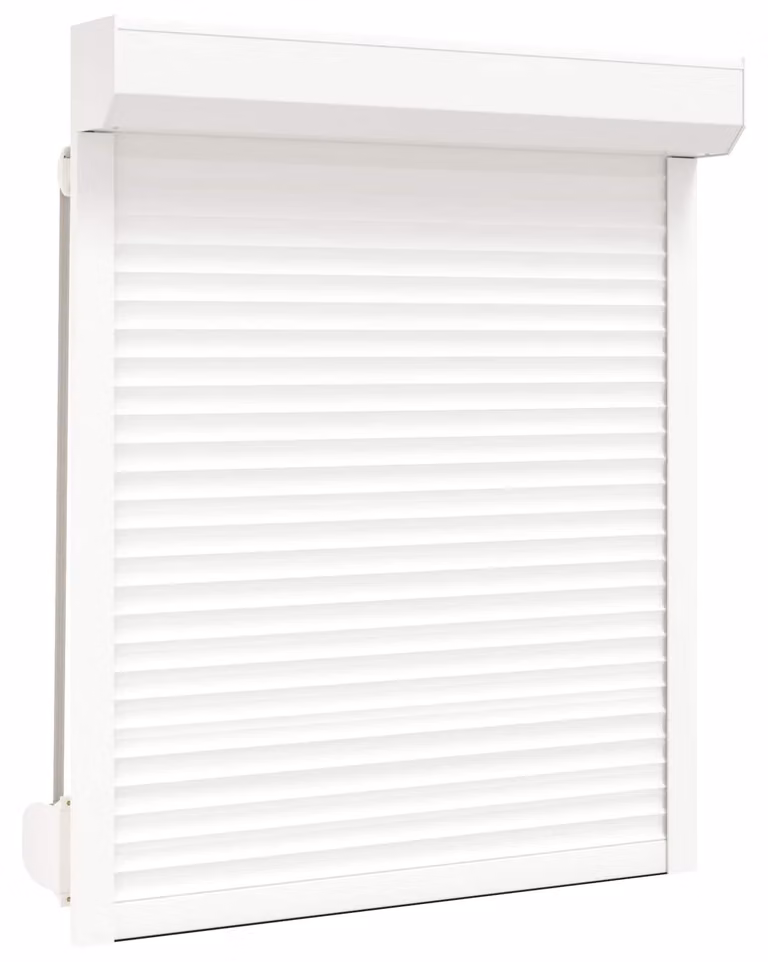 Persiana a rullo Bianco 100 x 130 cm Alluminio e poliuretano