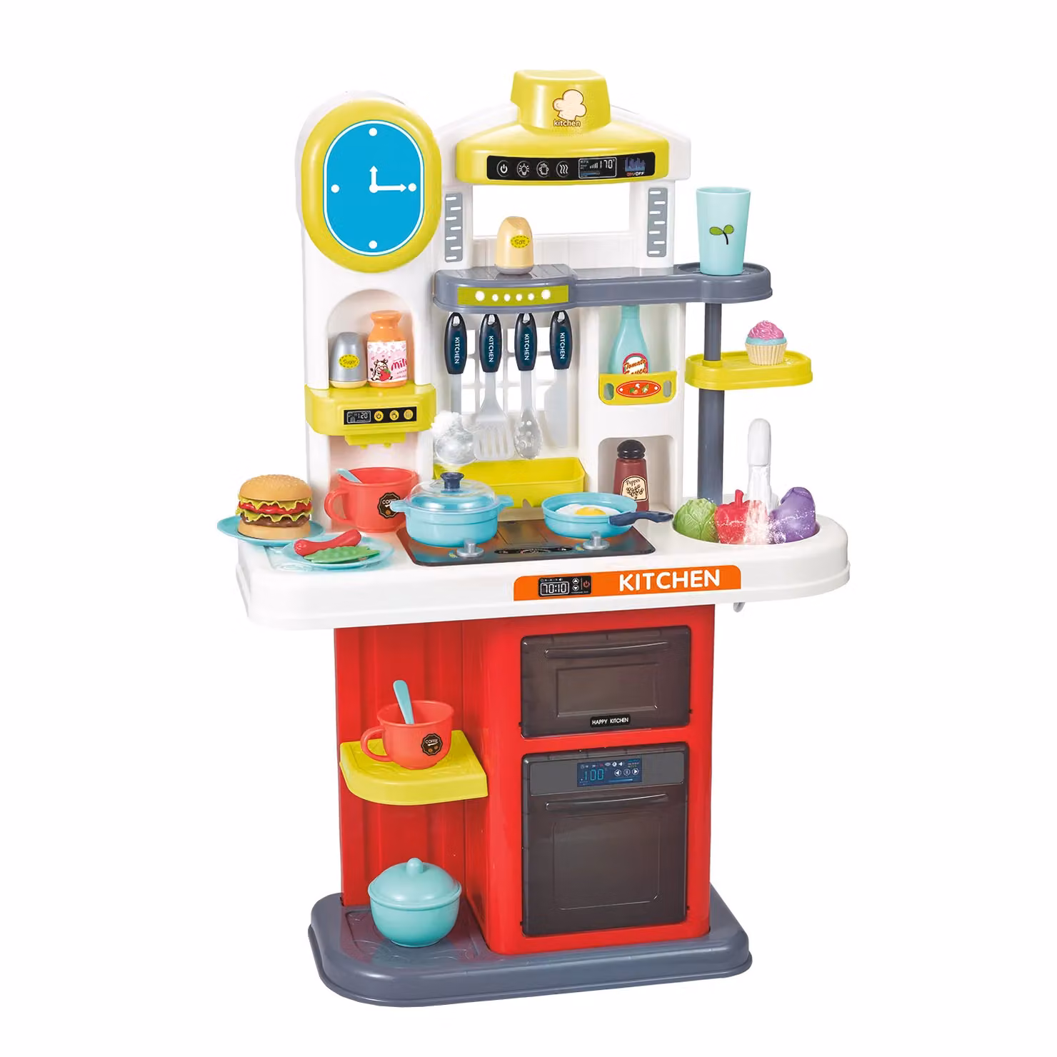 Set da cucina giocattolo CuciniAmo Insieme Tu Giochi, 50 pezzi multicolore in plastica, H 76 x L 51 x P 20 cm – 1