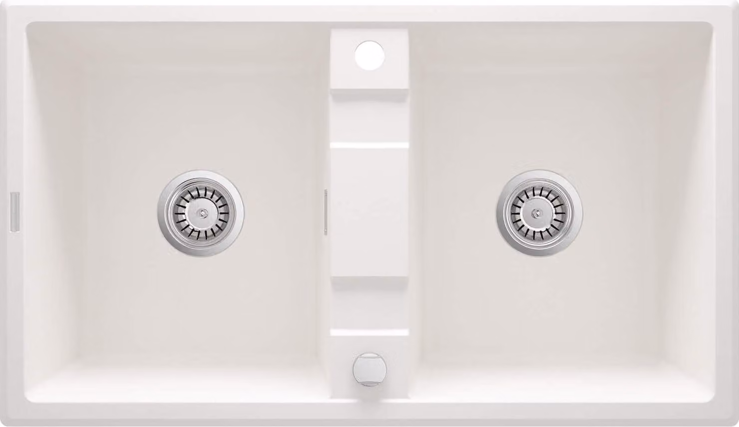 2-bowl granite sink