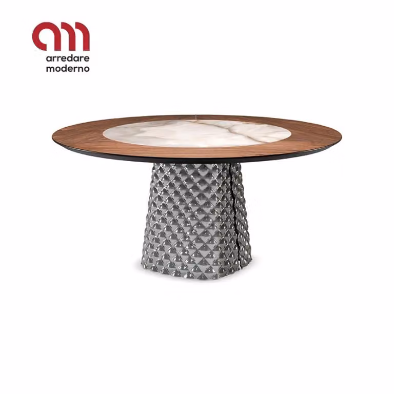 Tavolo Atrium Ker-Wood Round Cattelan Italia rotondo