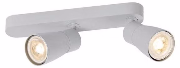 SLV PURI 2.0 Cupola, plafoniera a parete e a soffitto, asimmetrica, 2 x max. 6W GU10, grigio 1008319