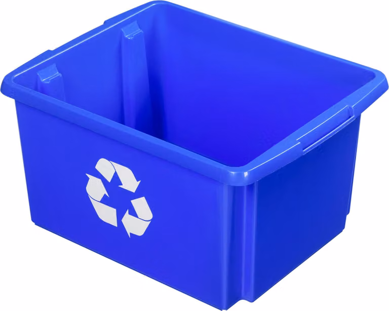 Box Nesta Riciclaggio blu 32 litri.